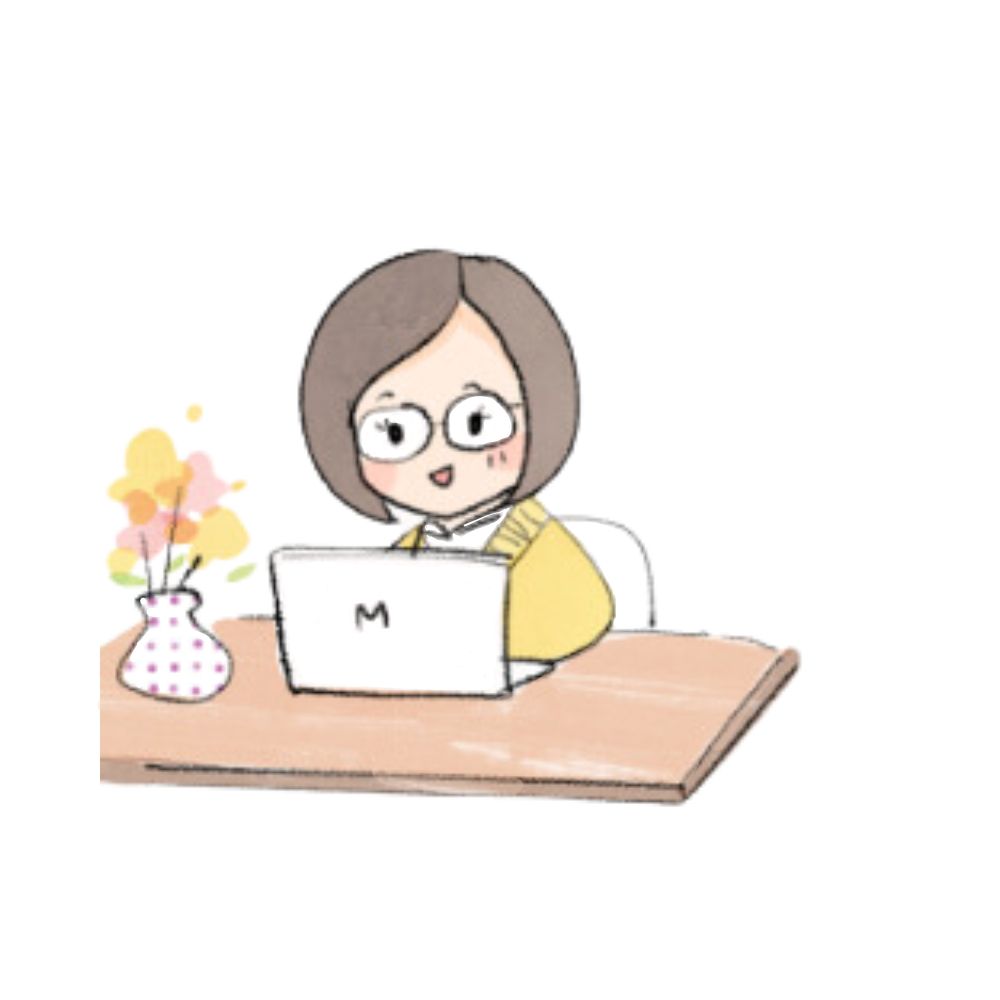 作業中のあみ