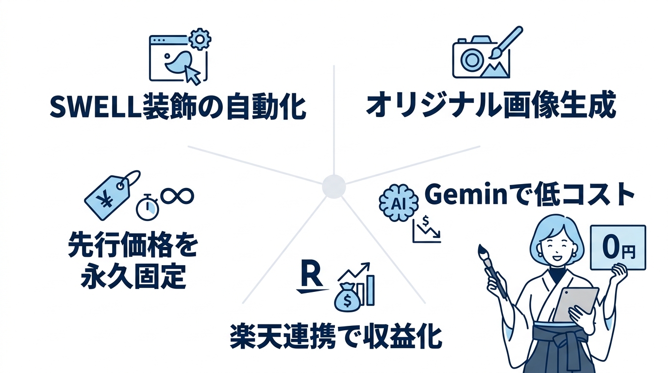 AI維新Writerを導入する6つのメリット