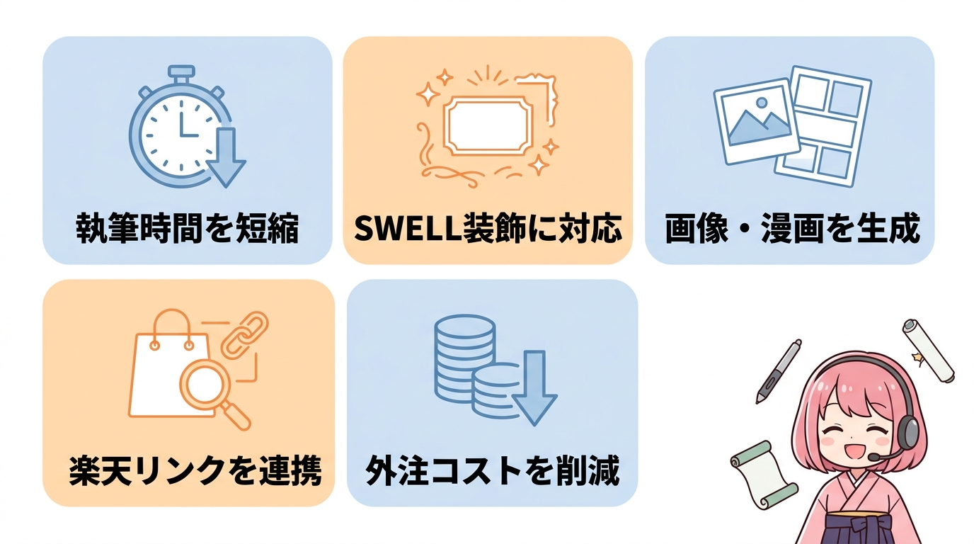 AI維新Writer導入のメリット