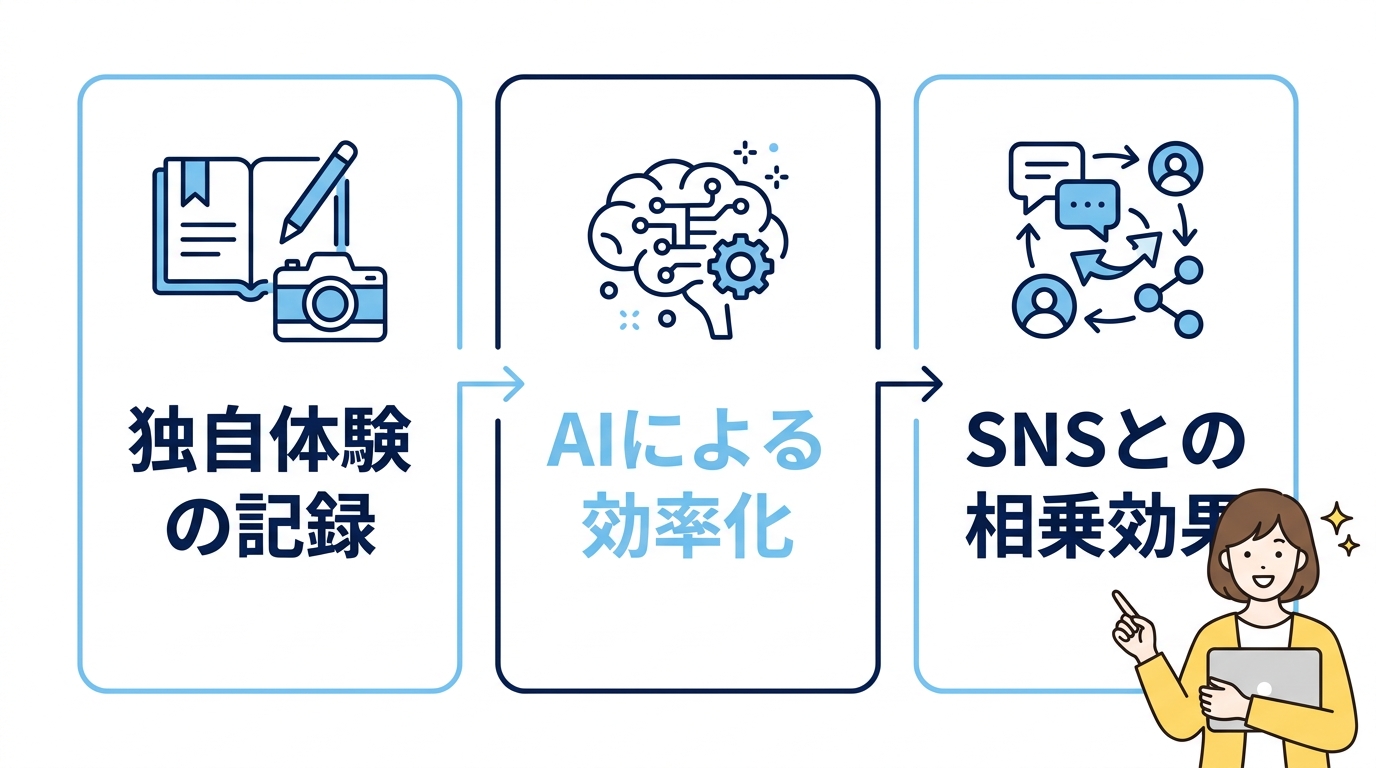 2026年にブログで稼ぎ続けるための3つのコツ